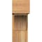 Ekena Millwork Thorton Block Rough Sawn Bracket w/ Offset Brace, Western Red Cedar, 8"W x 20"D x 20"H BKT0806X20X20THR05RWR - alternate 3